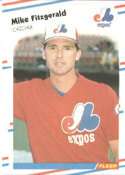 1988 Fleer Baseball Cards      182     Mike Fitzgerald